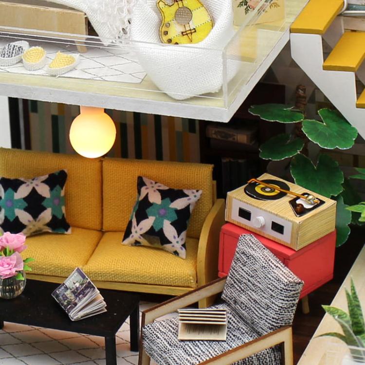 Miniaturowy domek Duńskie hygge