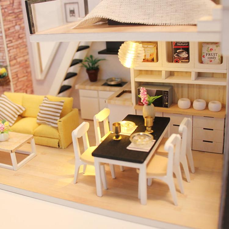 Miniaturowy domek Loft na Manhattanie