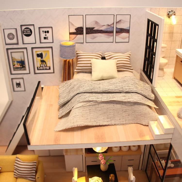 Miniaturowy domek Loft na Manhattanie