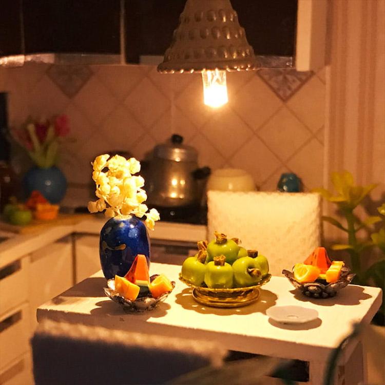 Miniaturowy domek Nowoczesny Singapur