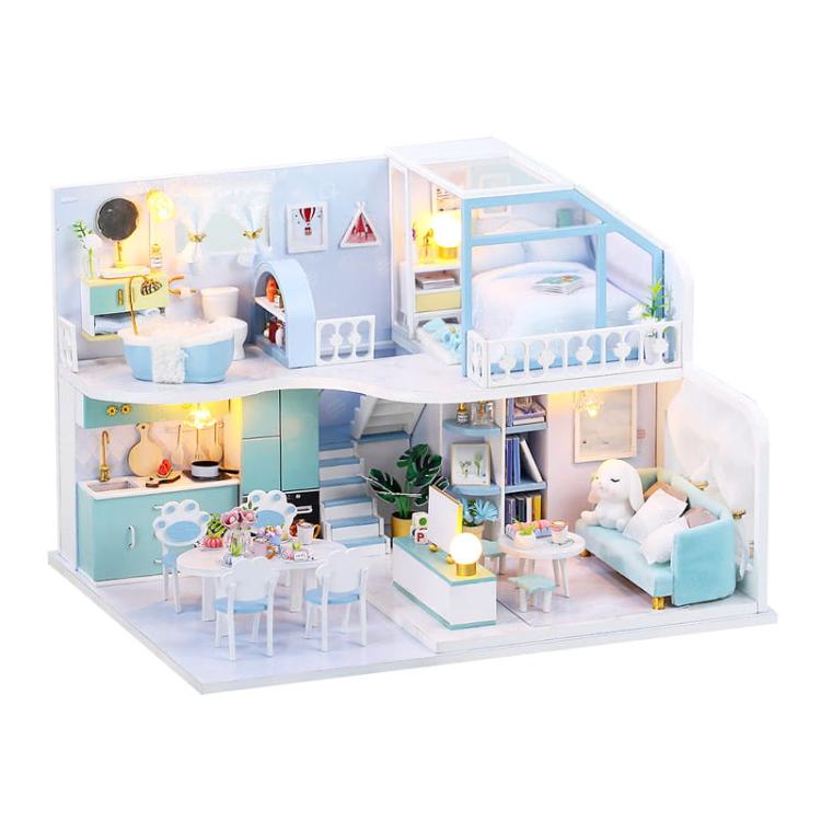 Miniaturowy domek - Błękitne niebo