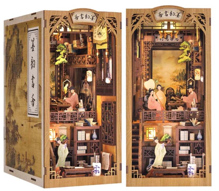 Altana Białej Orchidei*- Book Nook CuteBee