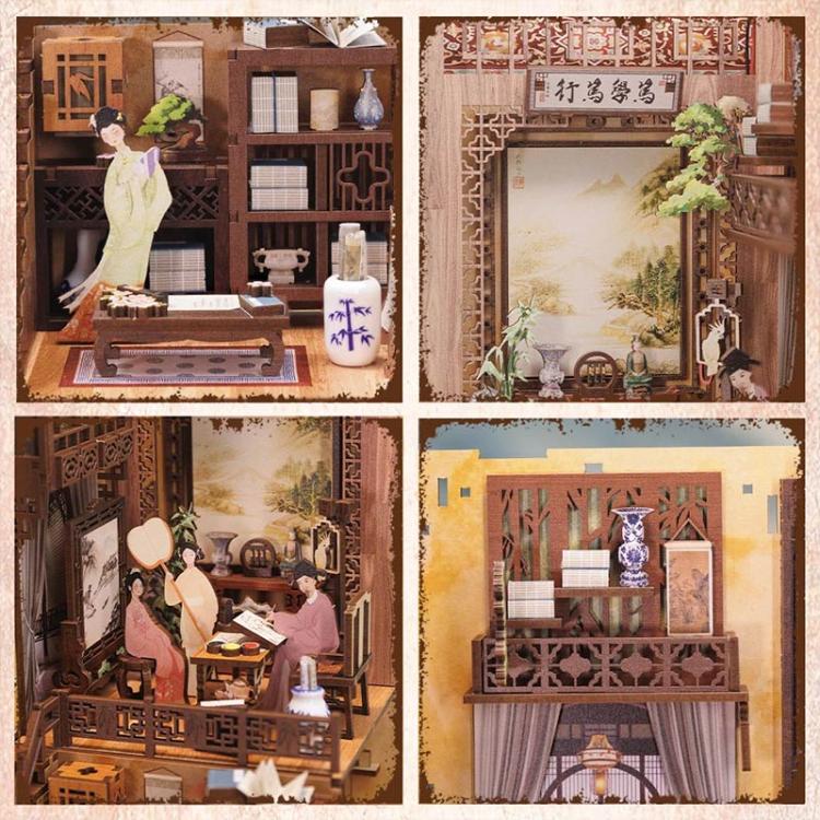 Altana Białej Orchidei*- Book Nook CuteBee