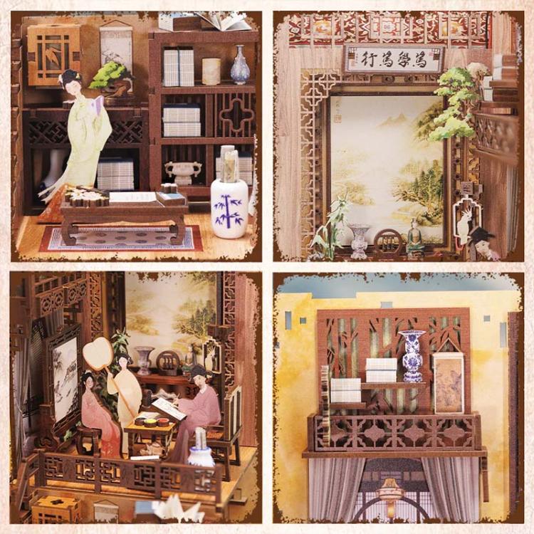 Altana Białej Orchidei*- Book Nook CuteBee