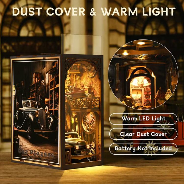 Vintage Car*- Miniaturowy domek Book Nook Aslowsnail