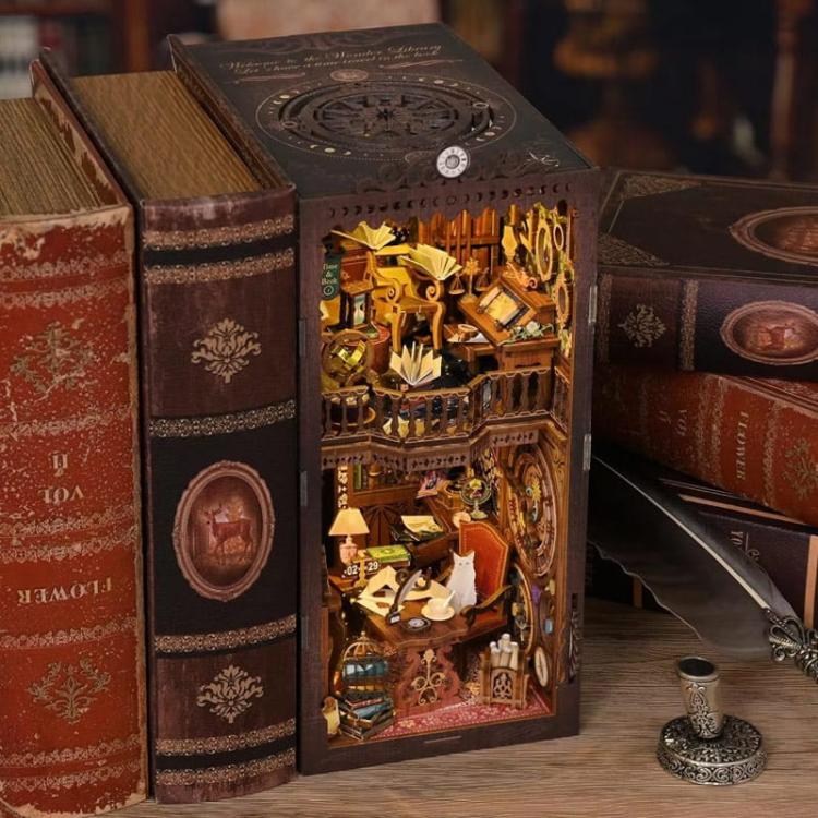 Świątynia wiedzy* - Miniaturowy domek Book Nook Aslowsnail