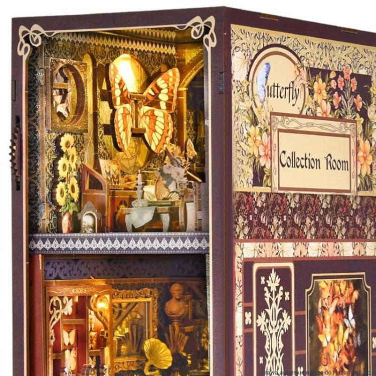 Muzeum motyli*- Miniaturowy domek Book Nook Aslowsnail