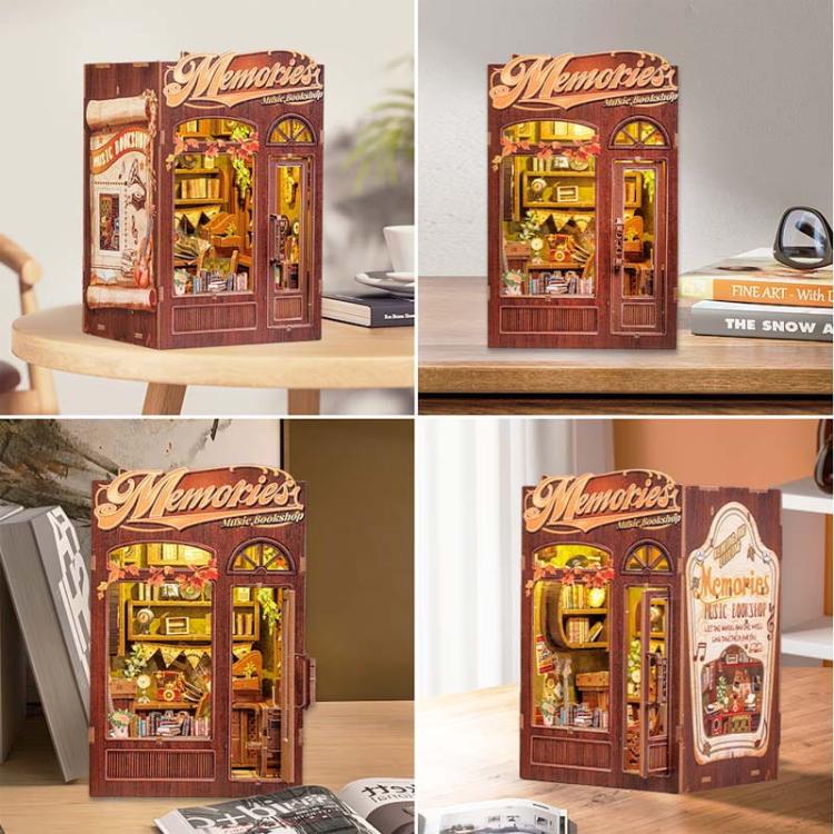 Retro Winyle* - Miniaturowy domek mini Book Nook CuteBee