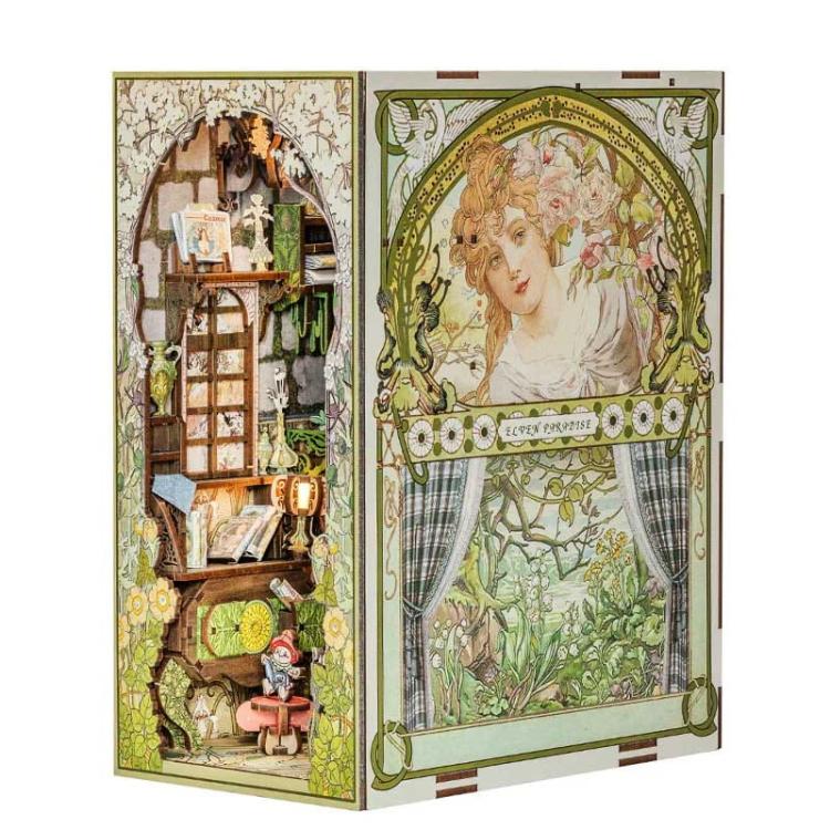 Siódme niebo - Miniaturowy domek Book Nook CuteBee