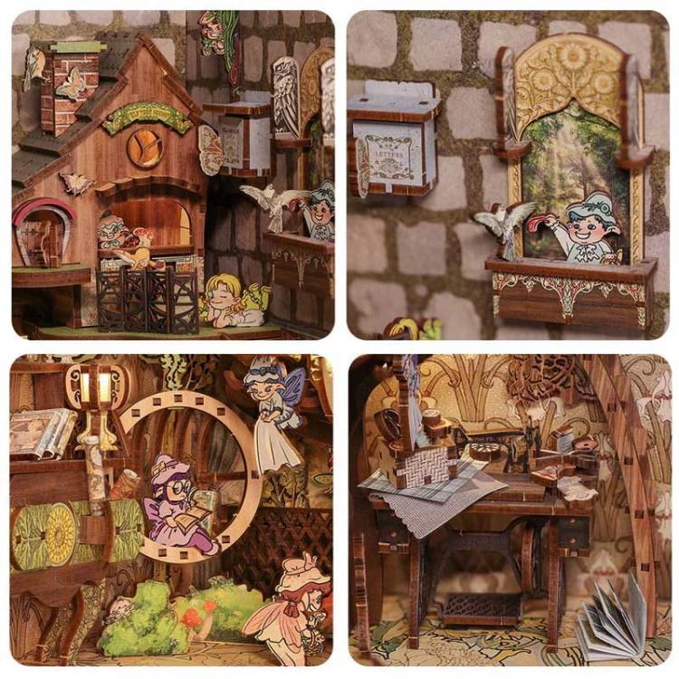 Siódme niebo - Miniaturowy domek Book Nook CuteBee