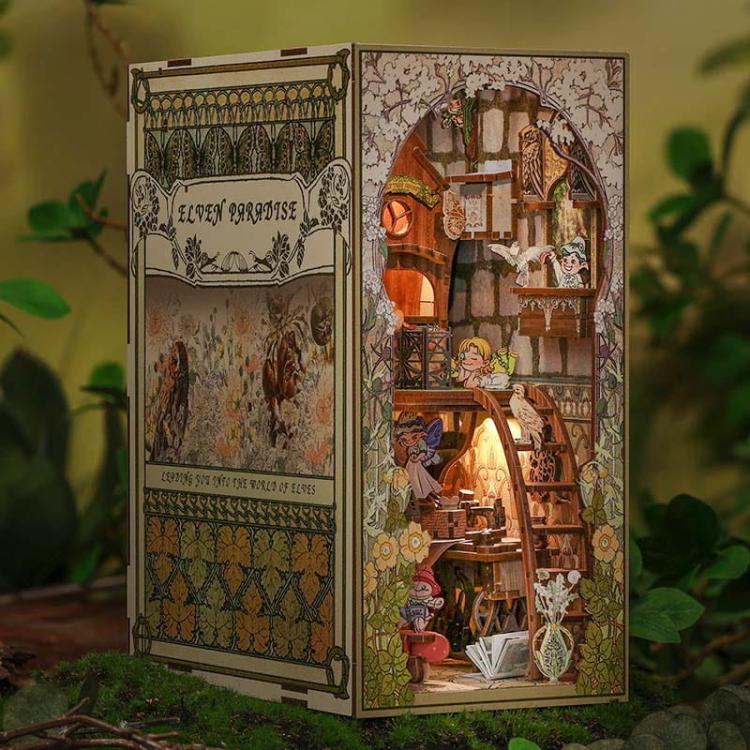 Siódme niebo - Miniaturowy domek Book Nook CuteBee