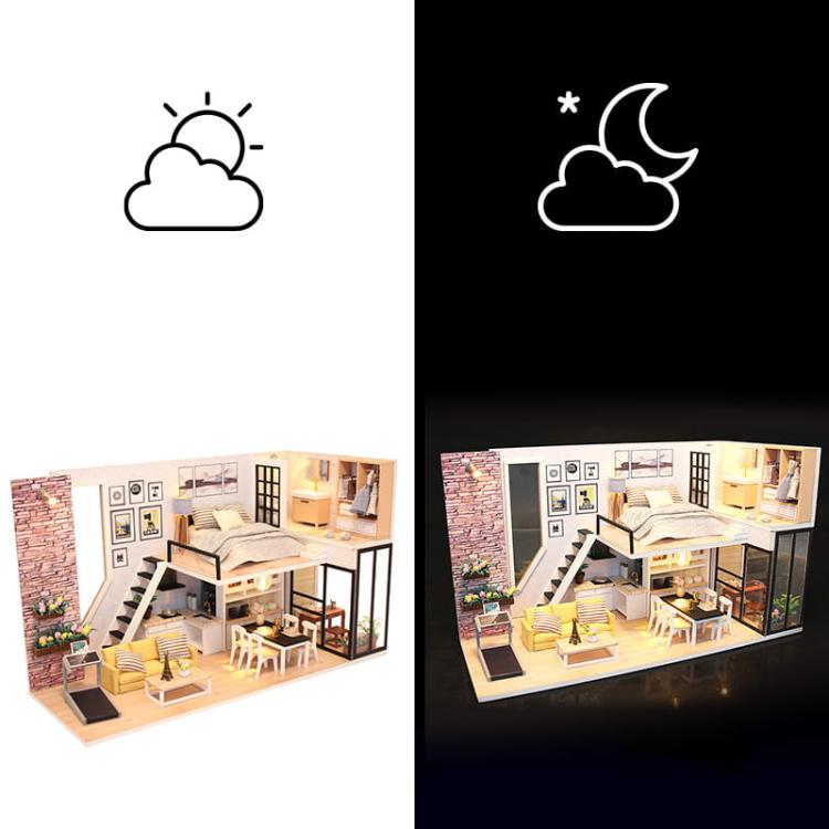 Miniaturowy domek Loft na Manhattanie