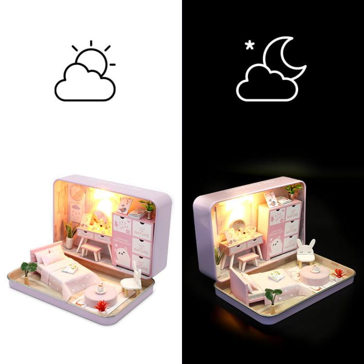 Miniaturowy domek Niedzielny poranek