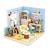 Miniaturowy domek Błękitne retro