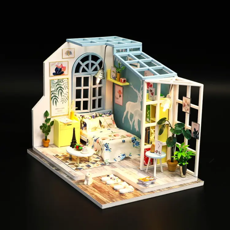 Miniaturowy domek Domek w górach