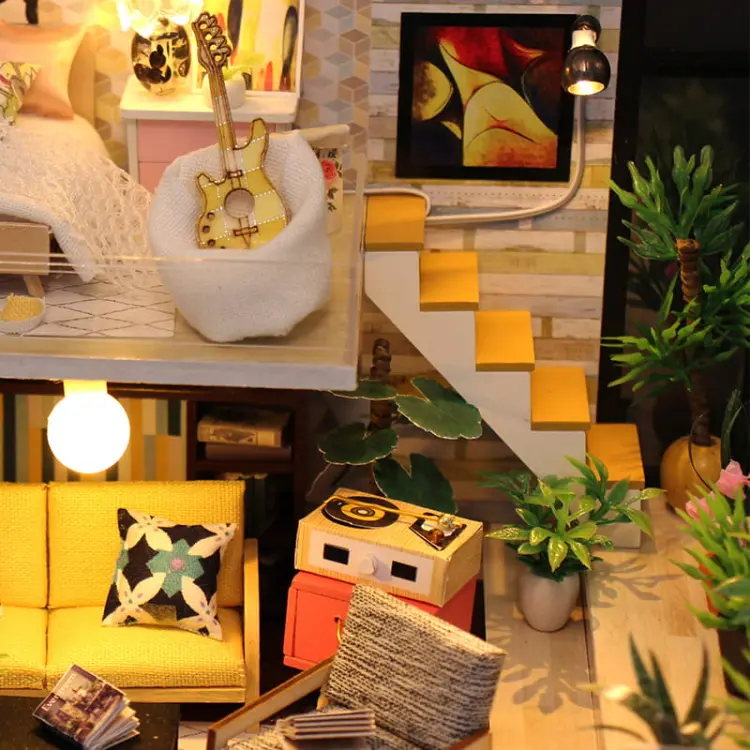 Miniaturowy domek Duńskie hygge