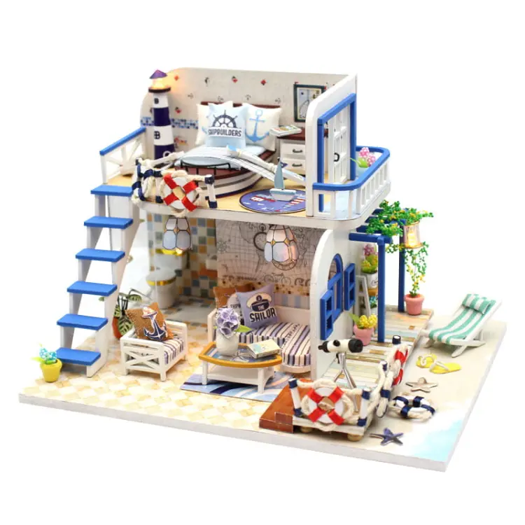 Miniaturowy domek Lazurowy poranek