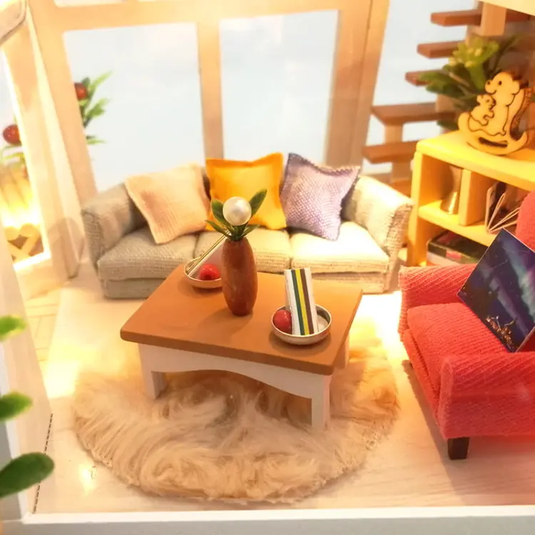 Miniaturowy domek Domek nad jeziorem