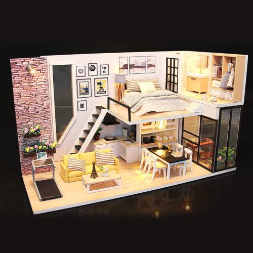 Miniaturowy domek Loft na Manhattanie