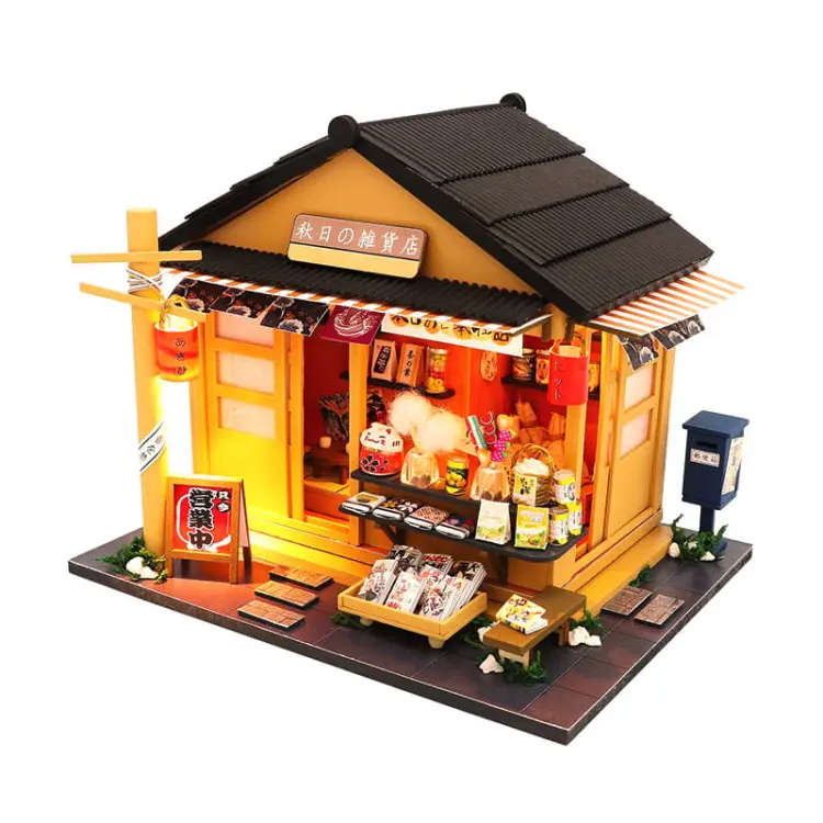 Miniaturowy domek Sklepik w Tokio