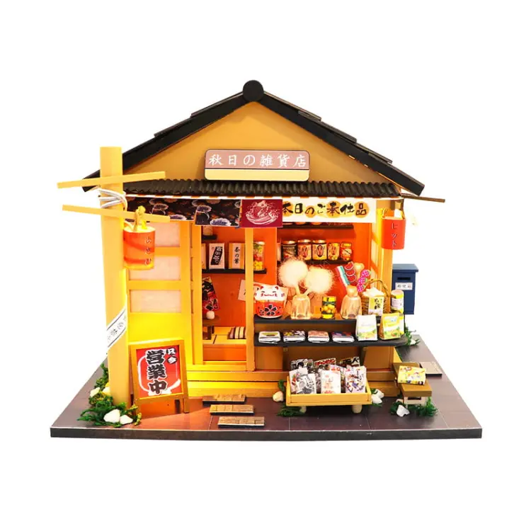 Miniaturowy domek Sklepik w Tokio