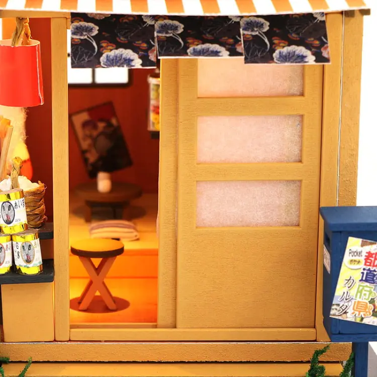 Miniaturowy domek Sklepik w Tokio