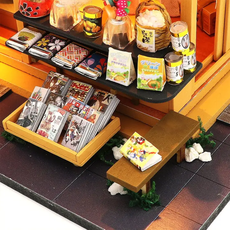 Miniaturowy domek Sklepik w Tokio