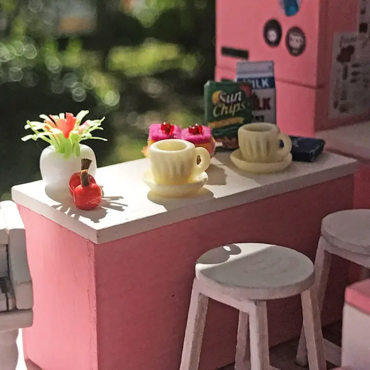 Miniaturowy domek Spotkanie z przyjaciółkami