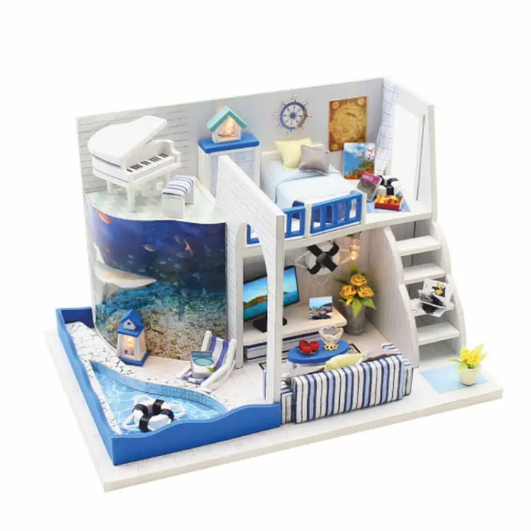 Miniaturowy domek Greckie wakacje
