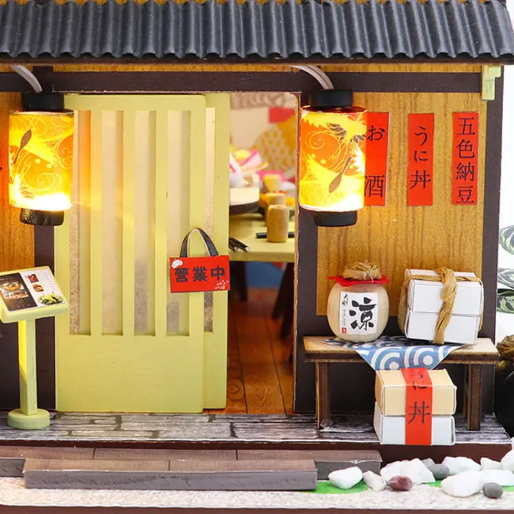 Miniaturowy domek - Sakura sushi