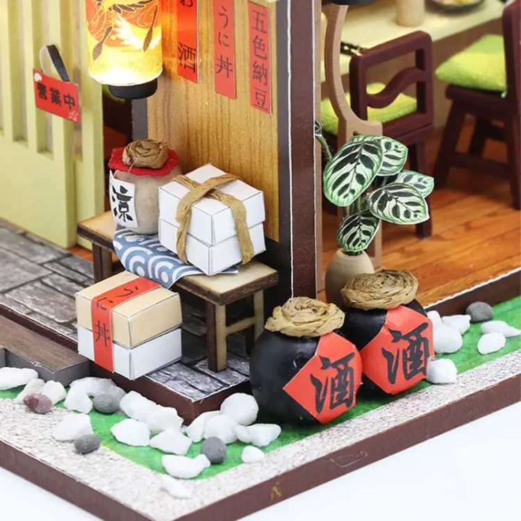 Miniaturowy domek - Sakura sushi