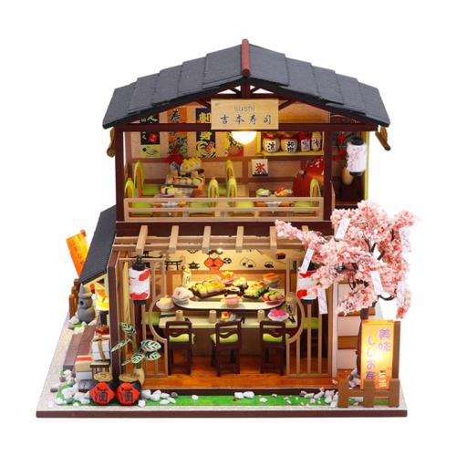 Miniaturowy domek - Sakura sushi