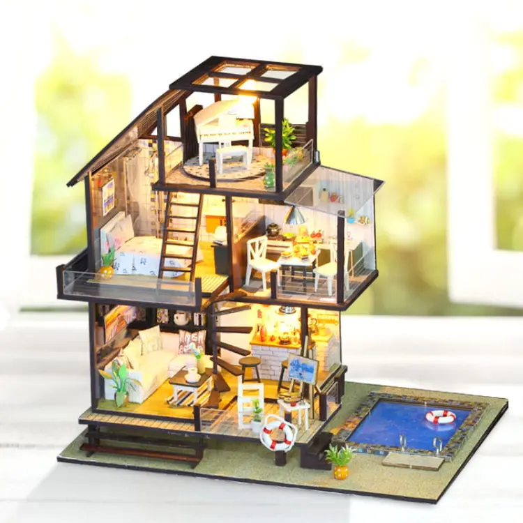 Miniaturowy domek - Zielone Seattle
