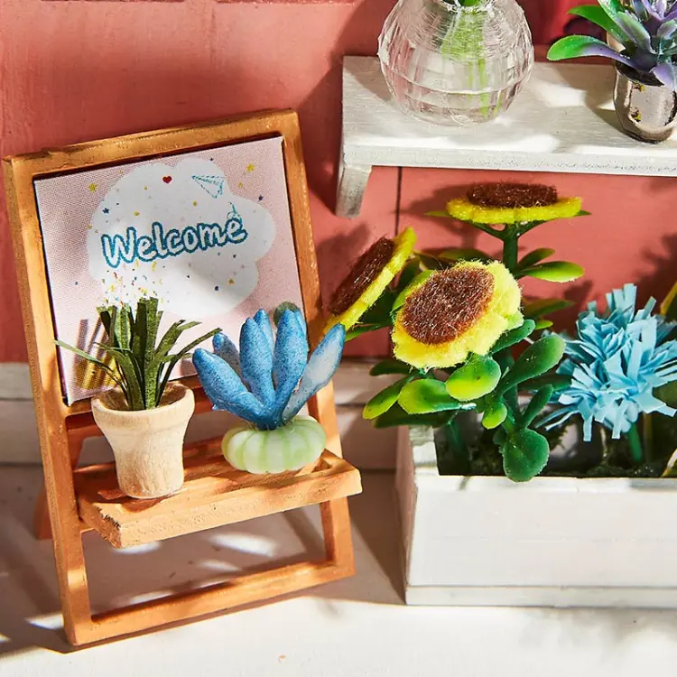 Miniaturowy domek Urocza kwiaciarnia