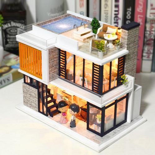 Miniaturowy domek Nowoczesny Singapur