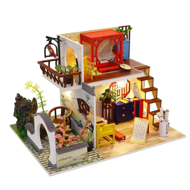 Miniaturowy domek - Kolorowa Azja