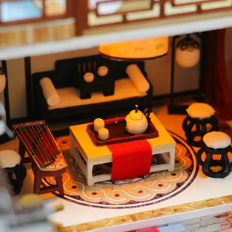 Miniaturowy domek - Dom Kwitnącej Wiśni