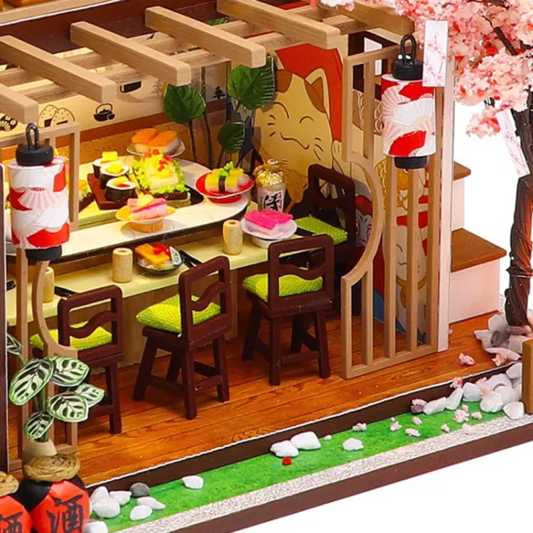 Miniaturowy domek - Sakura sushi