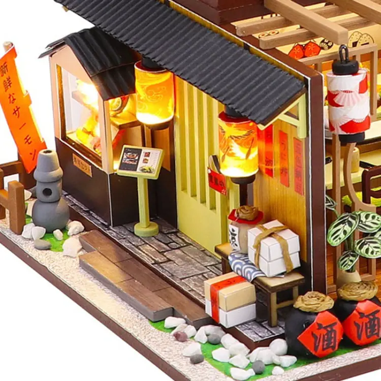 Miniaturowy domek - Sakura sushi