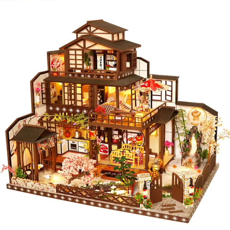 Miniaturowy domek - Pałac Wiecznej Wiosny