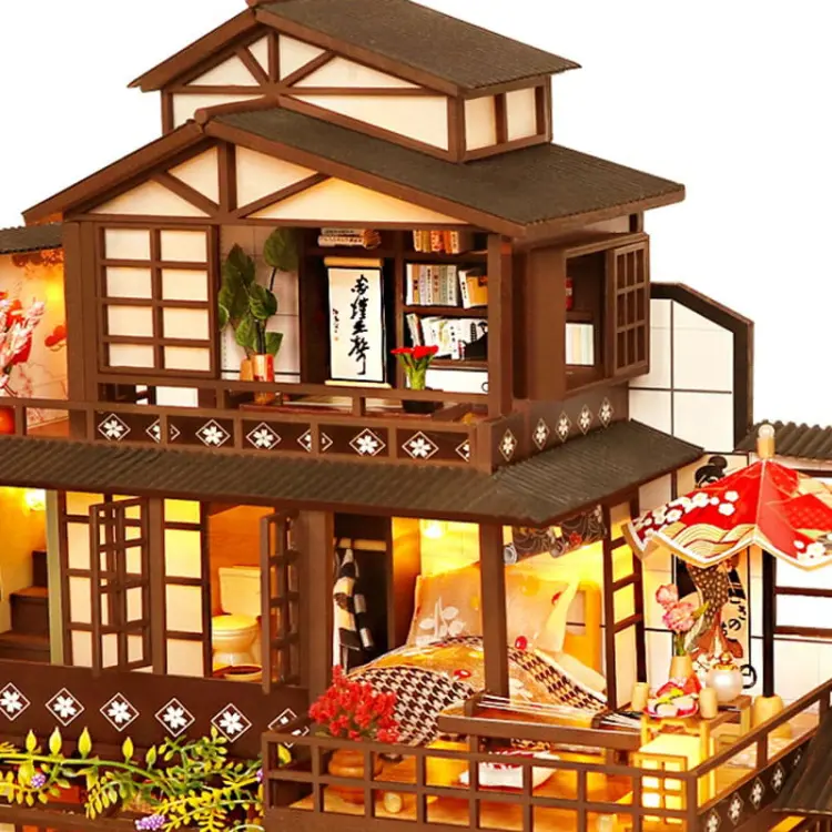Miniaturowy domek - Pałac Wiecznej Wiosny
