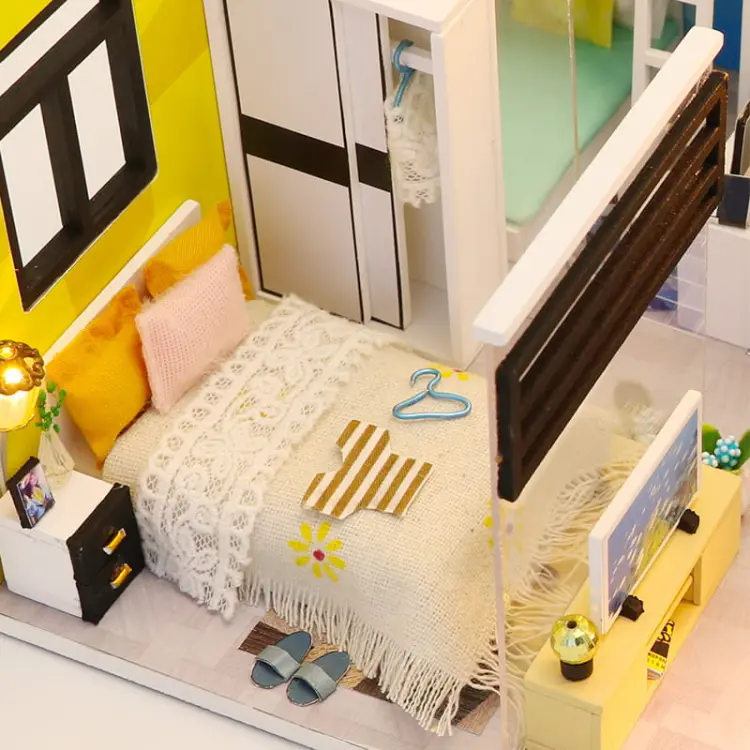 Miniaturowy domek Skandynawskie życie