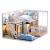 Miniaturowy domek - Niebieski loft