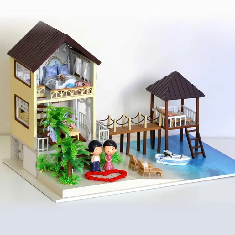 Miniaturowy domek - Willa na Malediwach