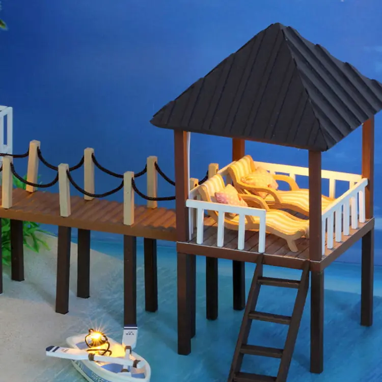 Miniaturowy domek - Willa na Malediwach