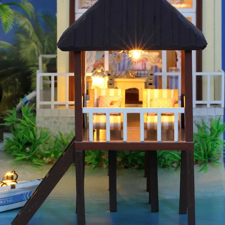 Miniaturowy domek - Willa na Malediwach
