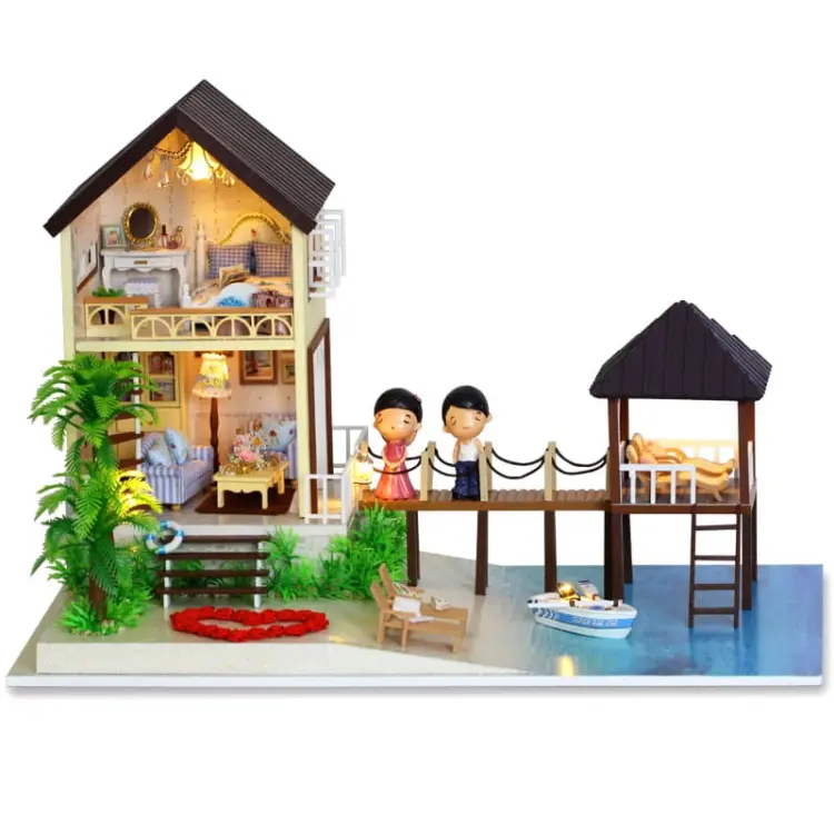 Miniaturowy domek - Willa na Malediwach