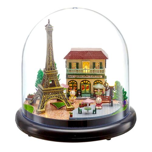 Miniaturowy domek - Kawa pod wieżą Eiffla