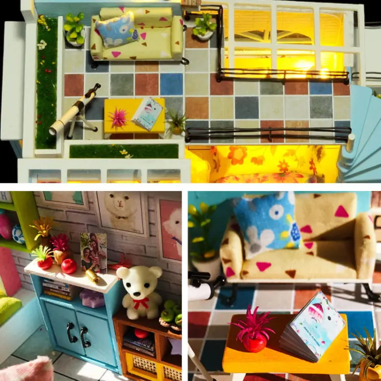 Miniaturowy domek - Dziecięce marzenie
