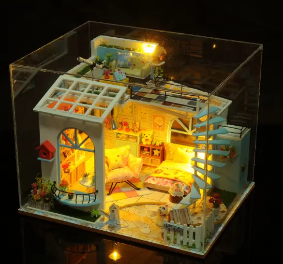 Miniaturowy domek - Dziecięce marzenie
